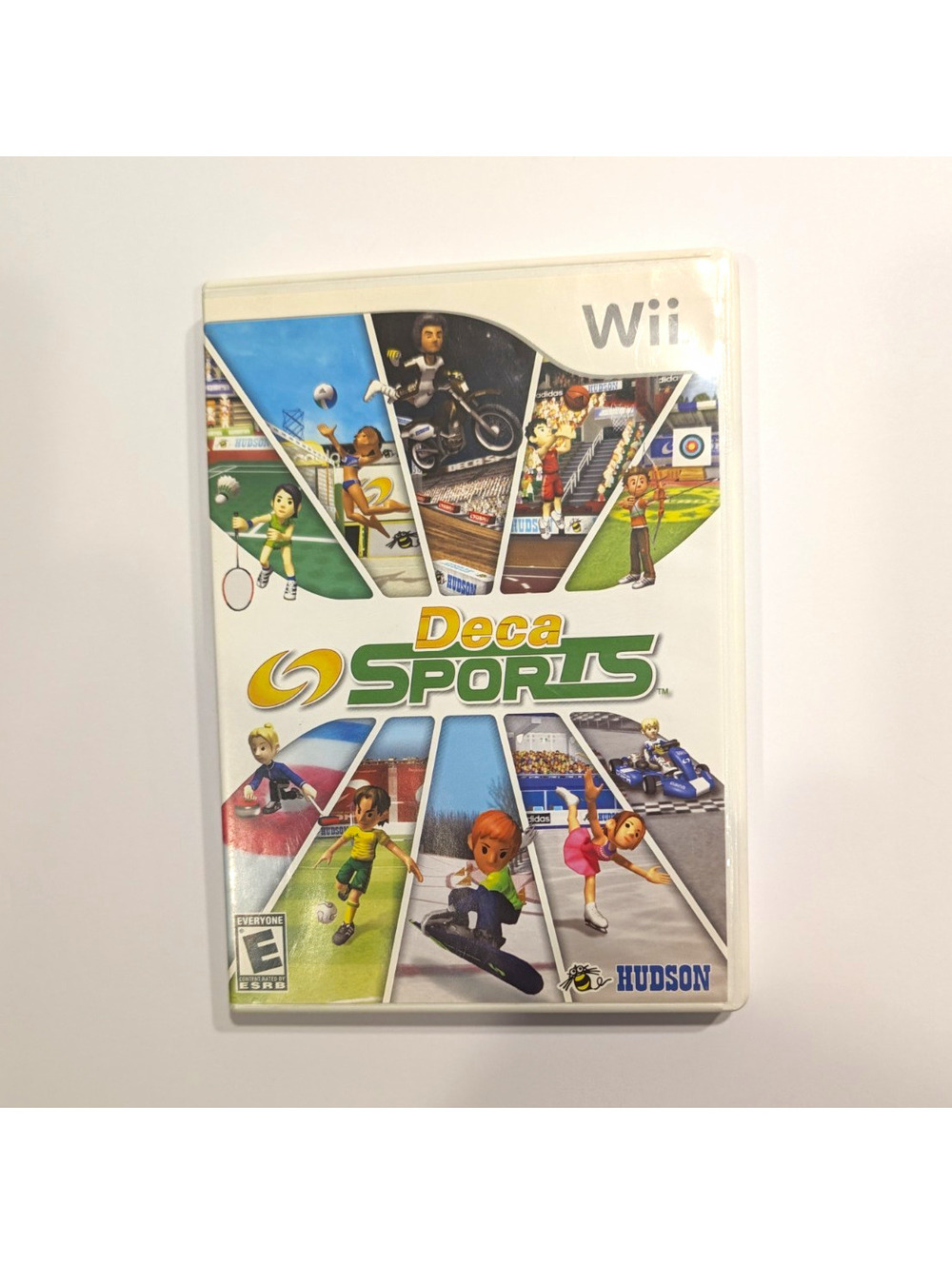 Hudson Deca Sports (Nintendo Wii) Sports Game Complete w/ Case, Manual, Disc E